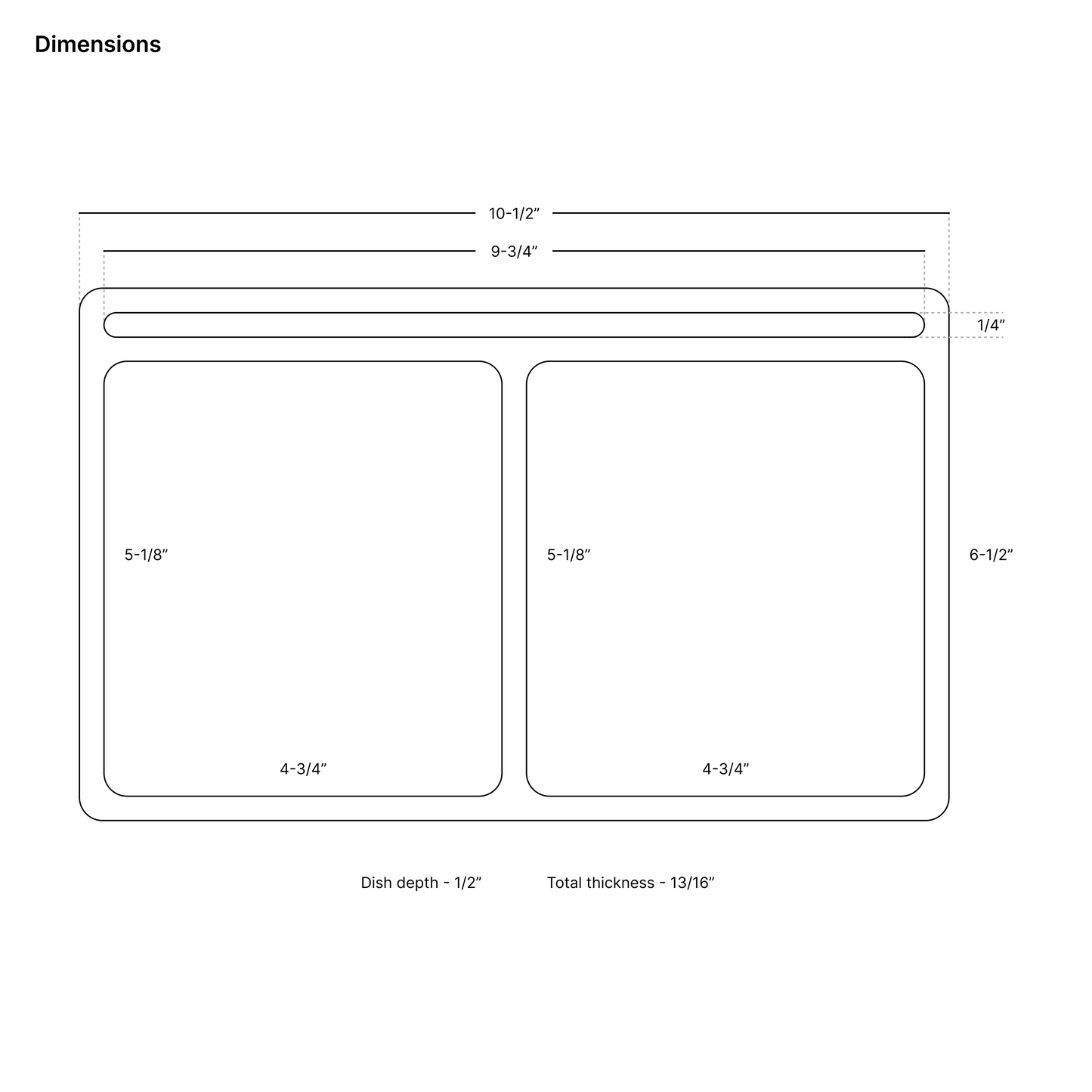 Catch-all tray with letter slot